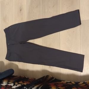 Lululemon ABC Pants, Classic Fit, 33" waist, 34" length, color obsidian.